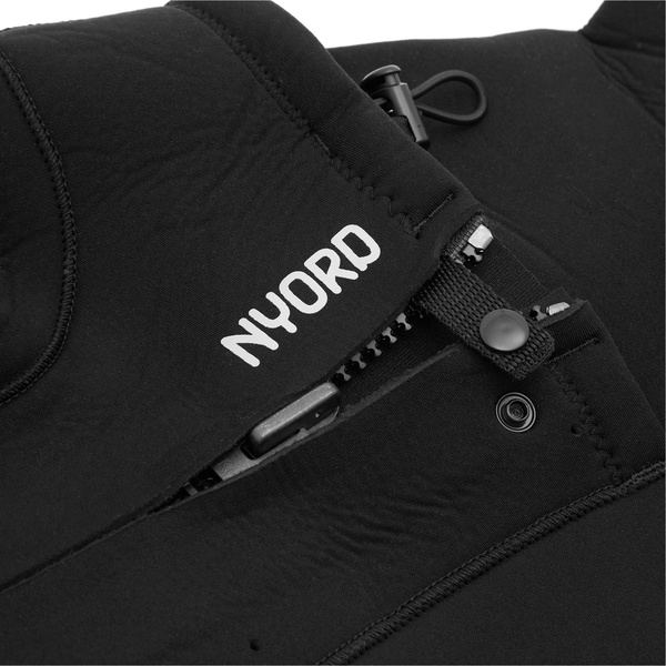 2025 Nyord Hombres Furno Warmth 4/3mm Chest Zip Gbs Neopreno FWM43001 - Black