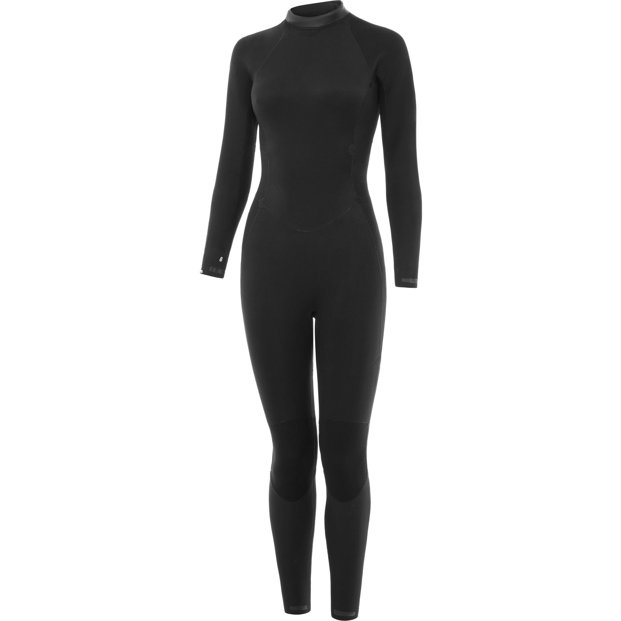 2025 Nyord Mujer Furno 3/2mm Back Zip Gbs Neopreno FBW32001 - Black