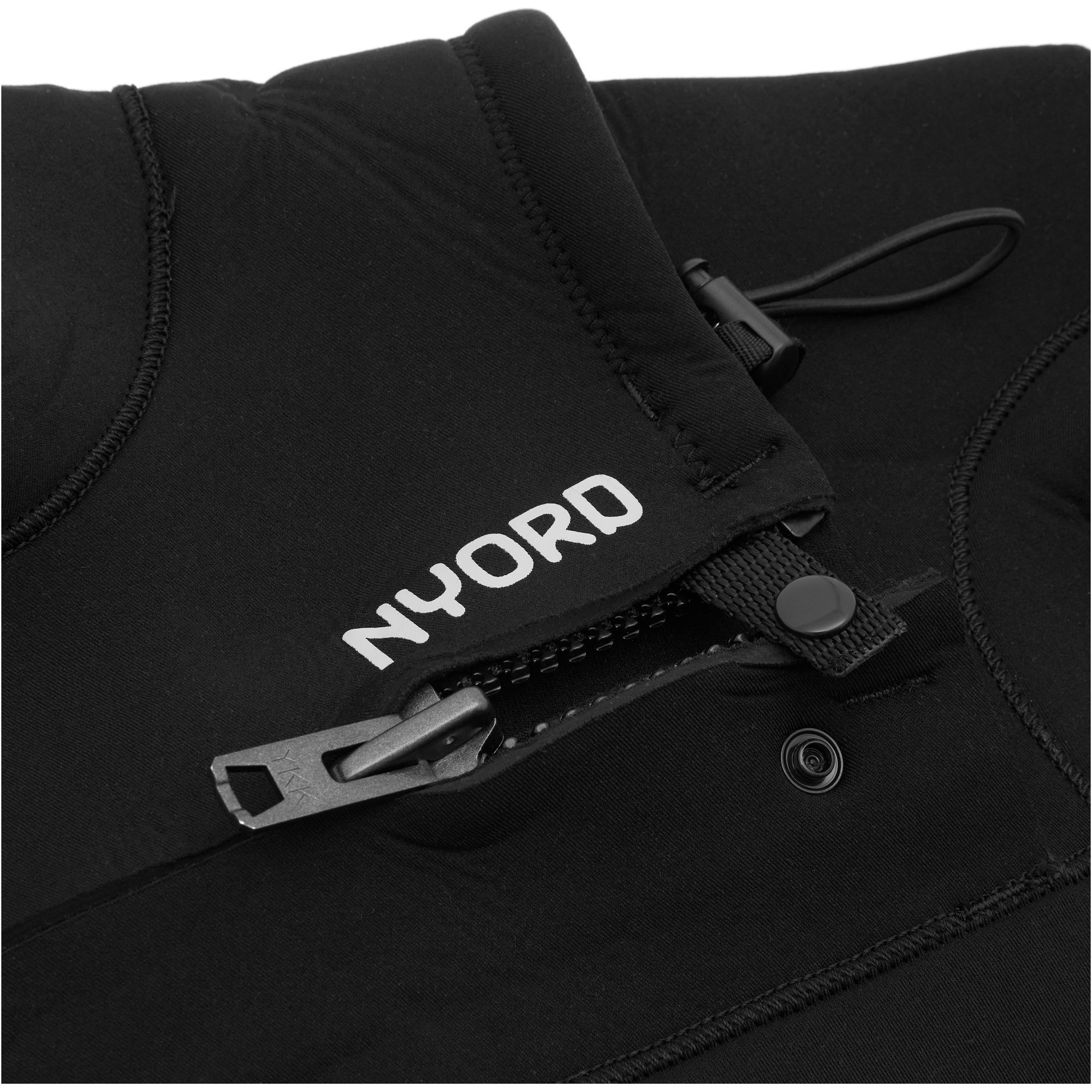 2025 Nyord Mujer Furno Warmth 5/4mm Chest Zip Neopreno FWW54001 - Black