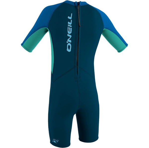 2026 O'Neill Infantes Reactor 2mm Back Zip Shorty Neopreno 4867 - Slate / Aqua / Ocean