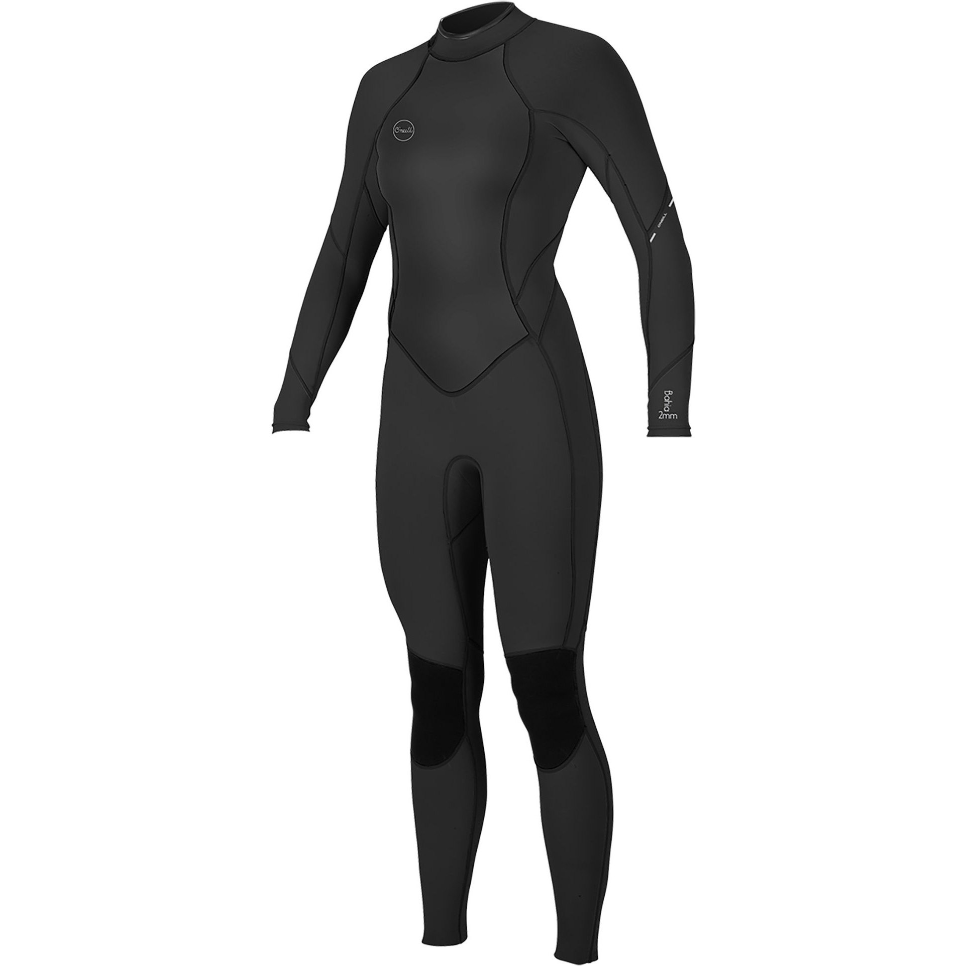 2026 O'Neill Mujer Bahia 3/2mm Back Zip Neopreno 5292 - Black