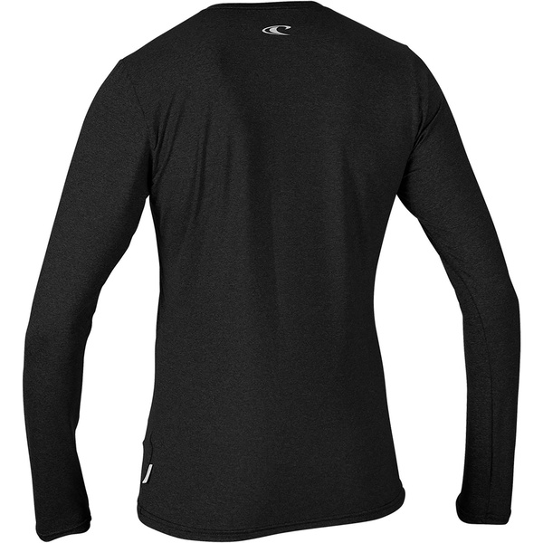 2019 O'neill Camisa De Sol Hybrid Cuello En V Y Manga Larga Para Mujer Negra 5320