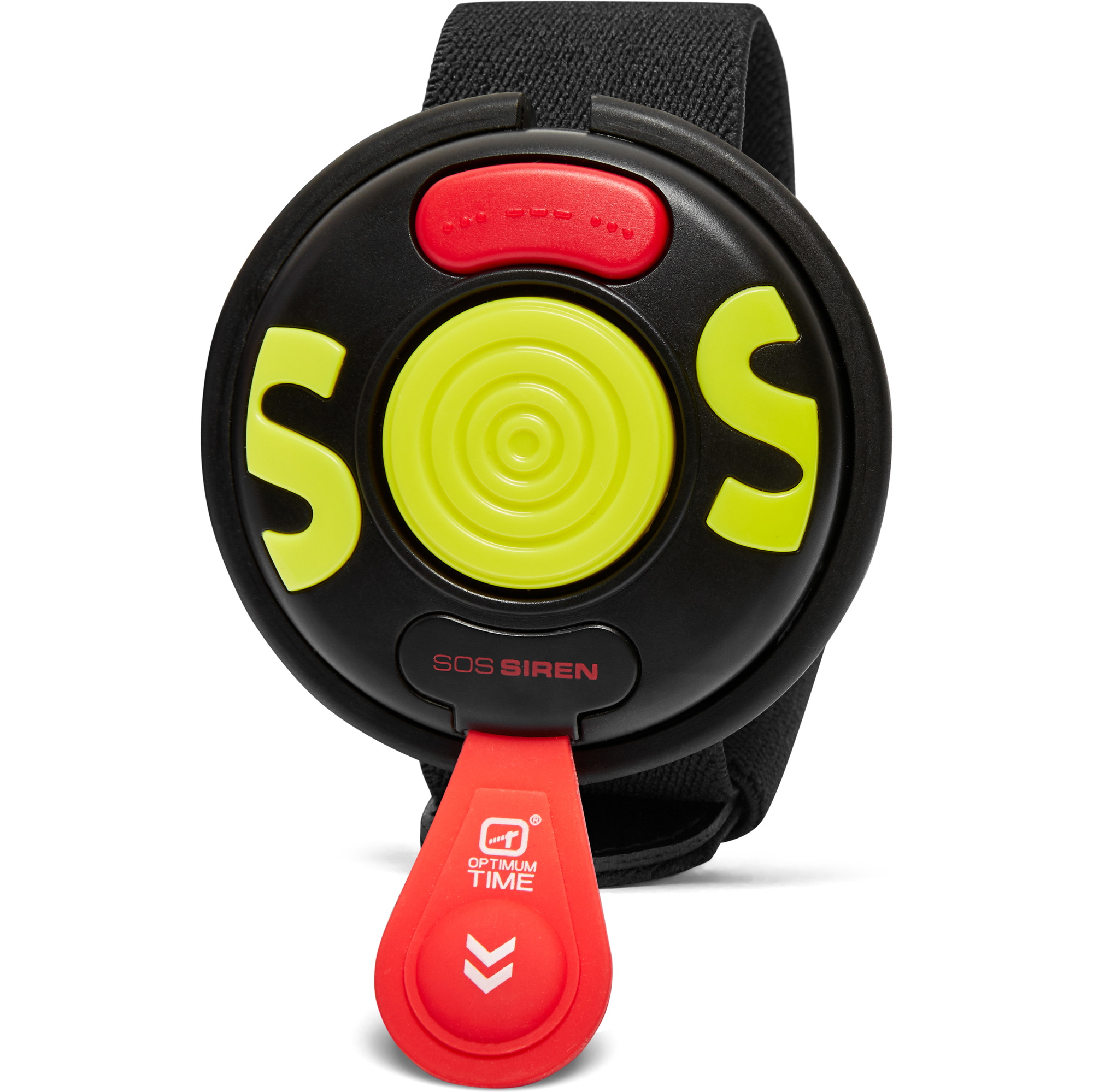 2026 Optimum Time Sos Sirena De Seguridad Otsos - Negro / Lima