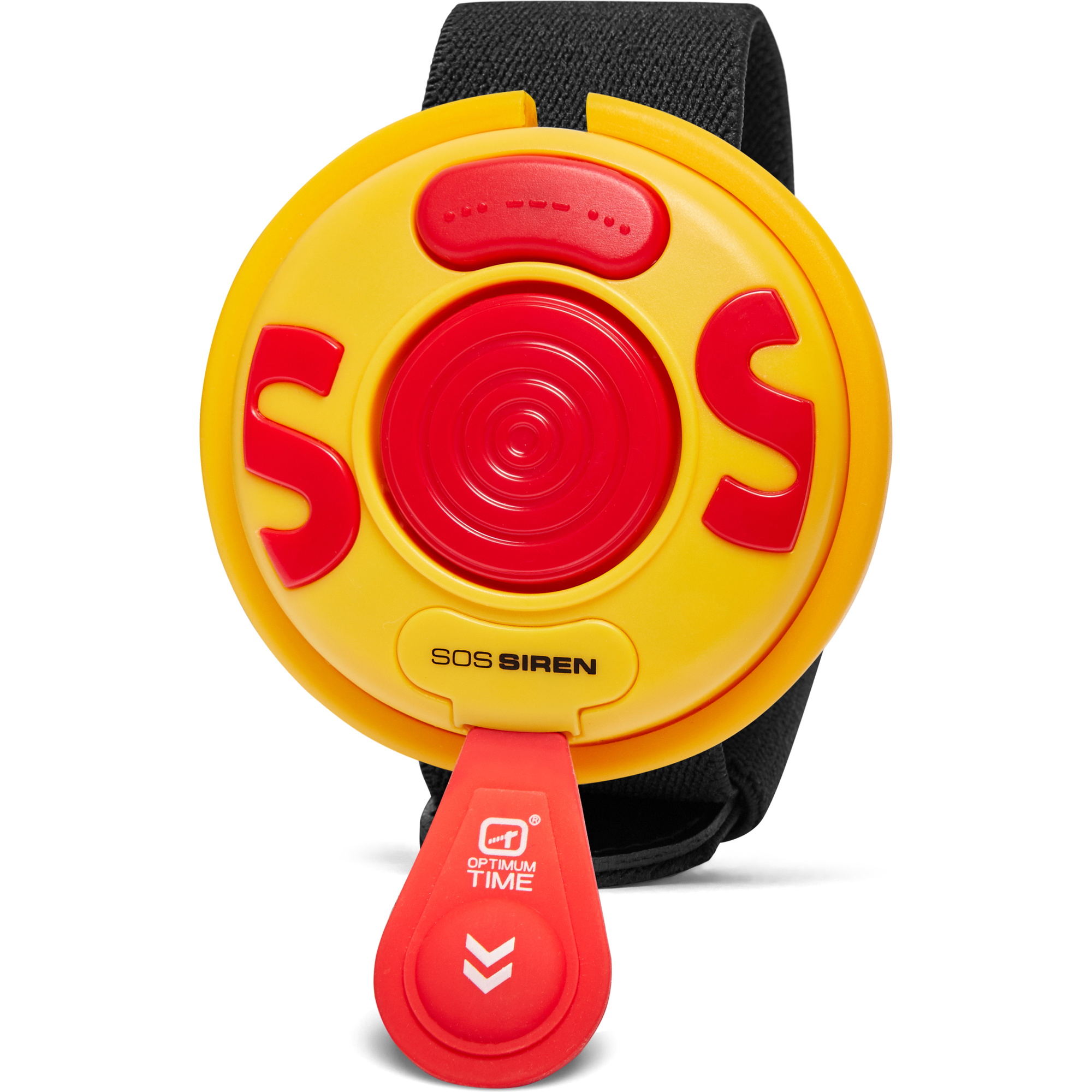 2026 Optimum Time Sos Sirena De Seguridad Otsos - Amarillo / Rojo