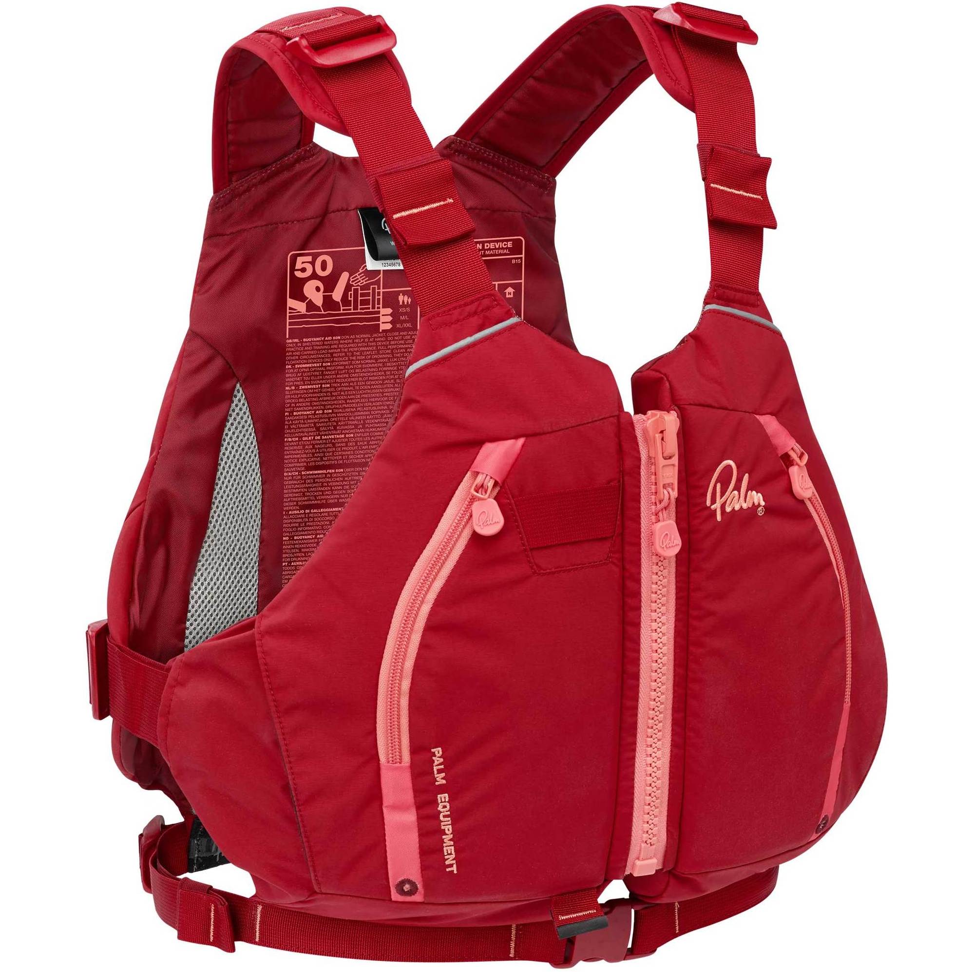 2026 Palm Mujer Peyto Touring Kayak Pfd 12640 - Chilli