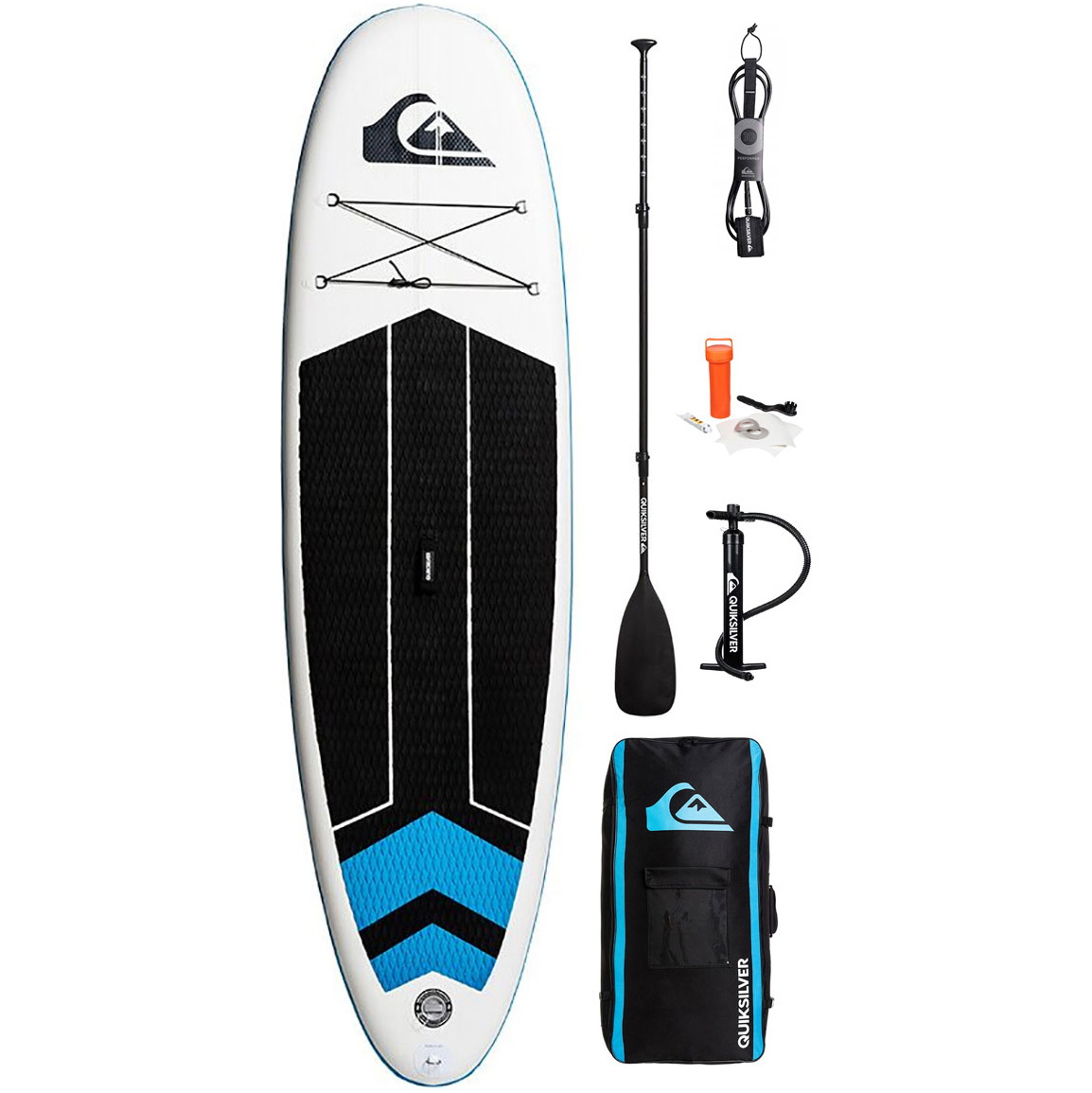 Quiksilver Isup 10'6x32 " Stand Up Paddle Board Inflable De Stand Up Paddle Board Bomba, Paleta, Bolsa Y Correa Eglisqs106