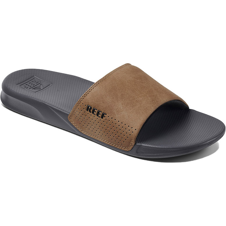 2025 Reef Hombres One Sliders RF0A3OND - Grey / Tan