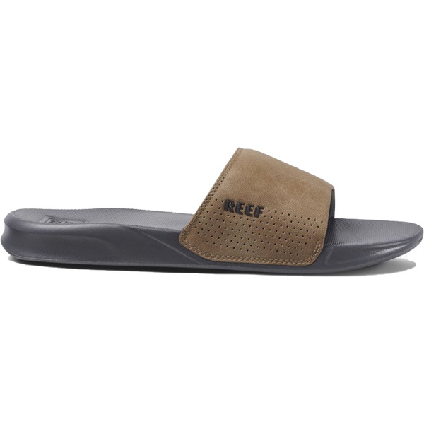 2025 Reef Hombres One Sliders RF0A3OND - Grey / Tan