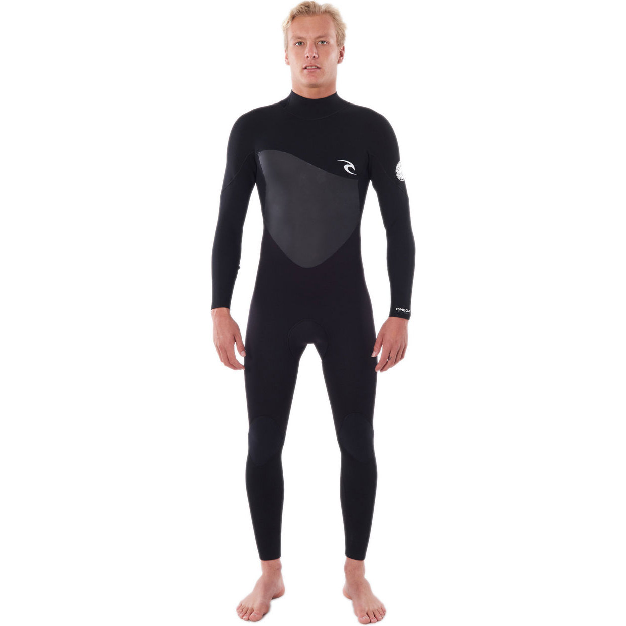 2023 Rip Curl Hombres Omega 5/3mm Back Zip Neopreno BLACK WSM8MM