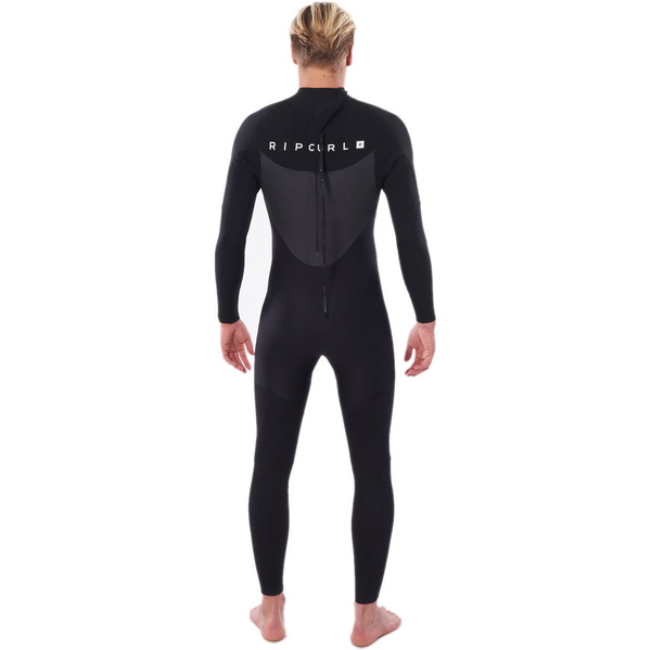 2023 Rip Curl Hombres Omega 5/3mm Back Zip Neopreno BLACK WSM8MM