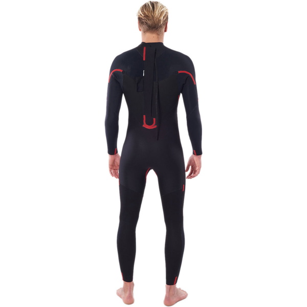 2023 Rip Curl Hombres Omega 5/3mm Back Zip Neopreno BLACK WSM8MM