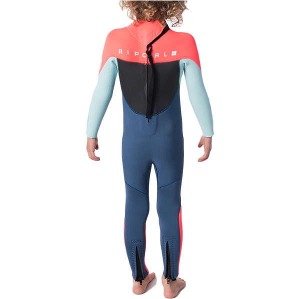 2021 Rip Curl Infantes Omega 3/2mm Gbs Back Zip Neopreno WSMYDO - Neon Pink