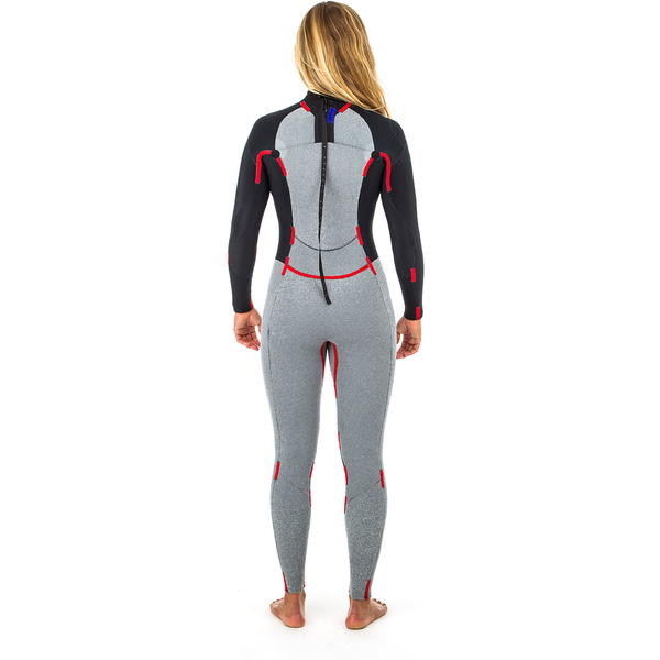 2019 Traje De Neopreno De Mujer Rip Curl Dawn Patrol 3/2mm Gbs Back Zip Negro / Blanco Wsm8gs