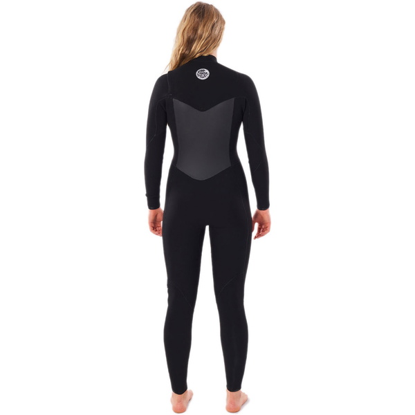 Rip Curl Mujer Flashbomb 5/3mm Chest Zip Neopreno WSTYGG - Black