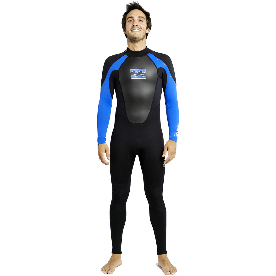 Billabong Intruder 3/2mm Flatlock Neopreno BLACK / BLUE S43M03