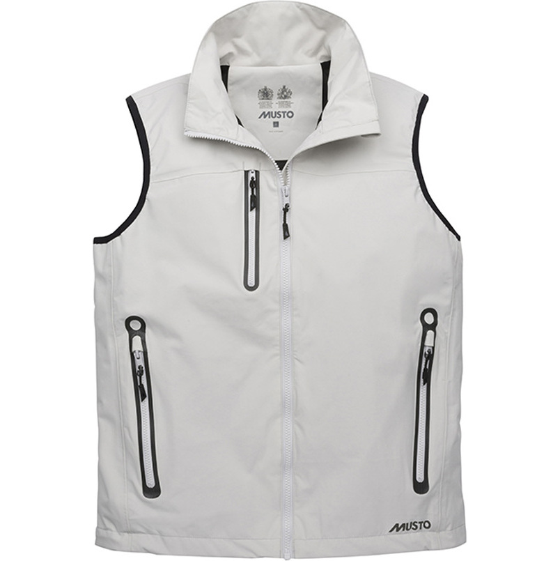2019 Musto Mens Sardinia BR1 Gilet Platinum SMJK061