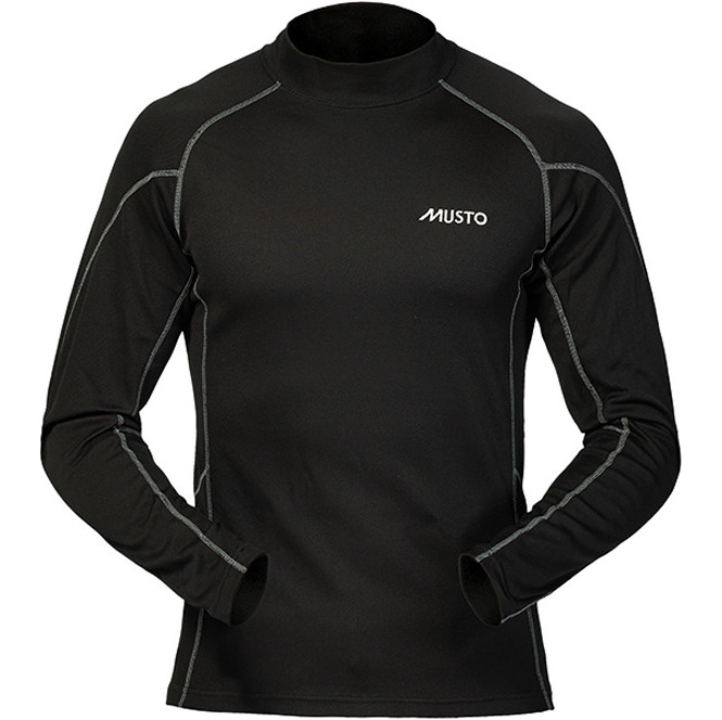 2019 Musto Capa Base Térmica Cuello Tortuga Top Negro Su3569