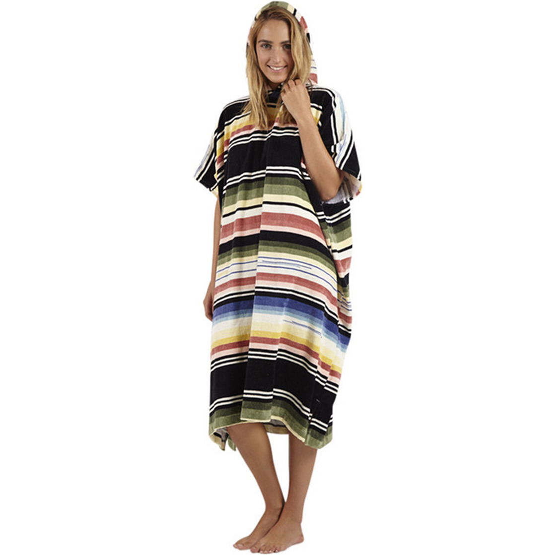 2019 Toalla Con Capucha Salty Billabong / Poncho Cambiante F4br05