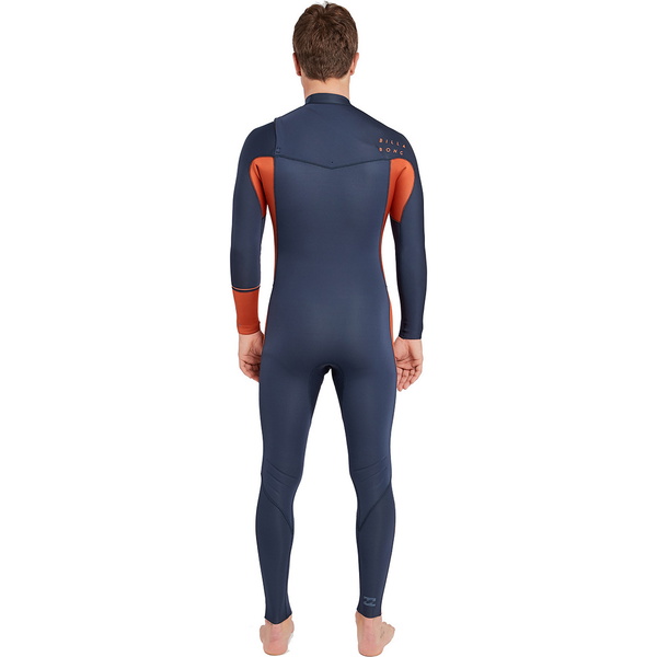 Billabong Furnace Revolución 5/4mm Chest Zip Traje Pizarra L45m50