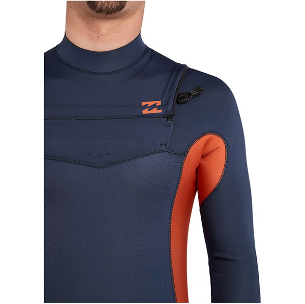 Billabong Furnace Revolución 5/4mm Chest Zip Traje Pizarra L45m50