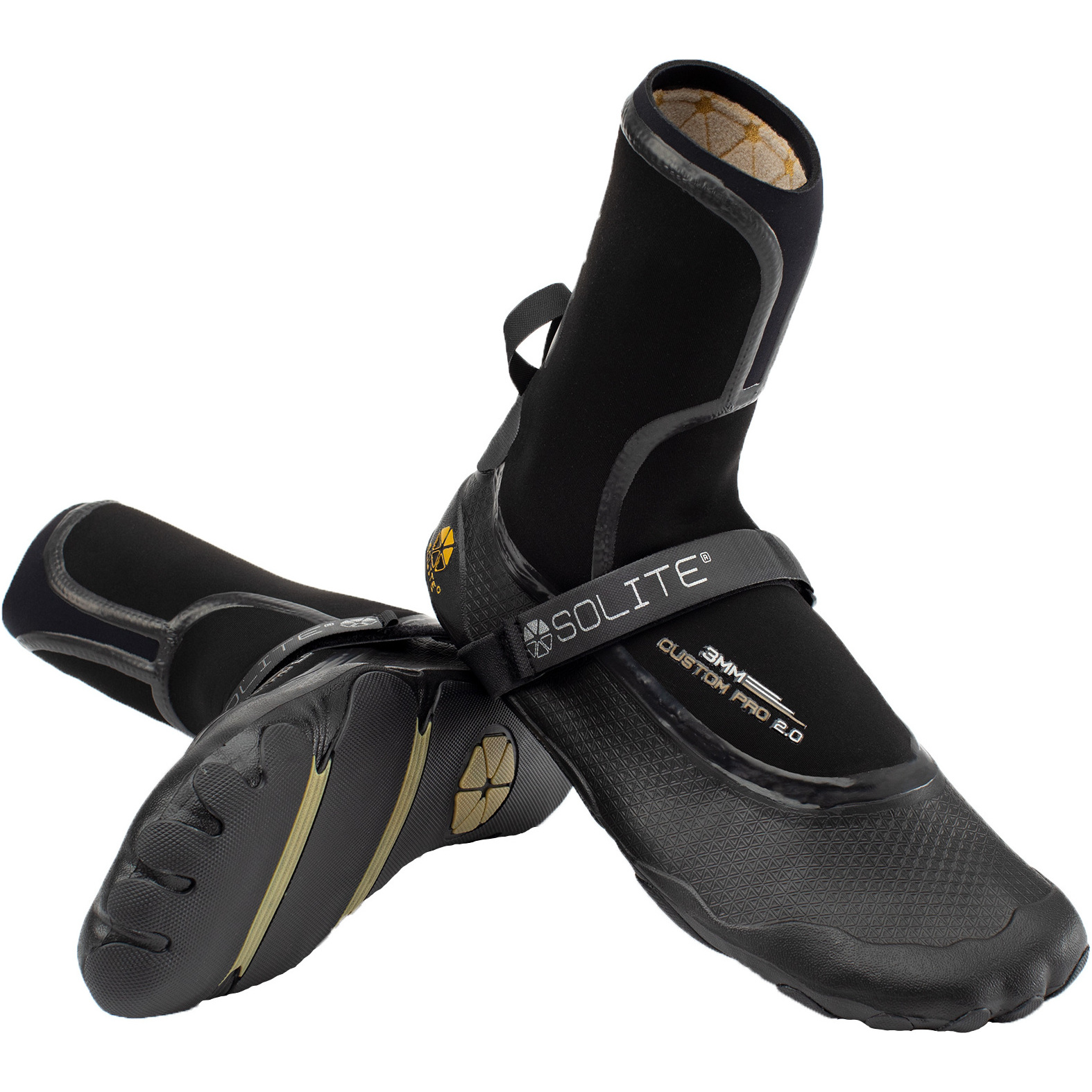 Solite Pro 3mm Black 2025 Botas De Neopreno Custom 2.0 21001 - / Gum