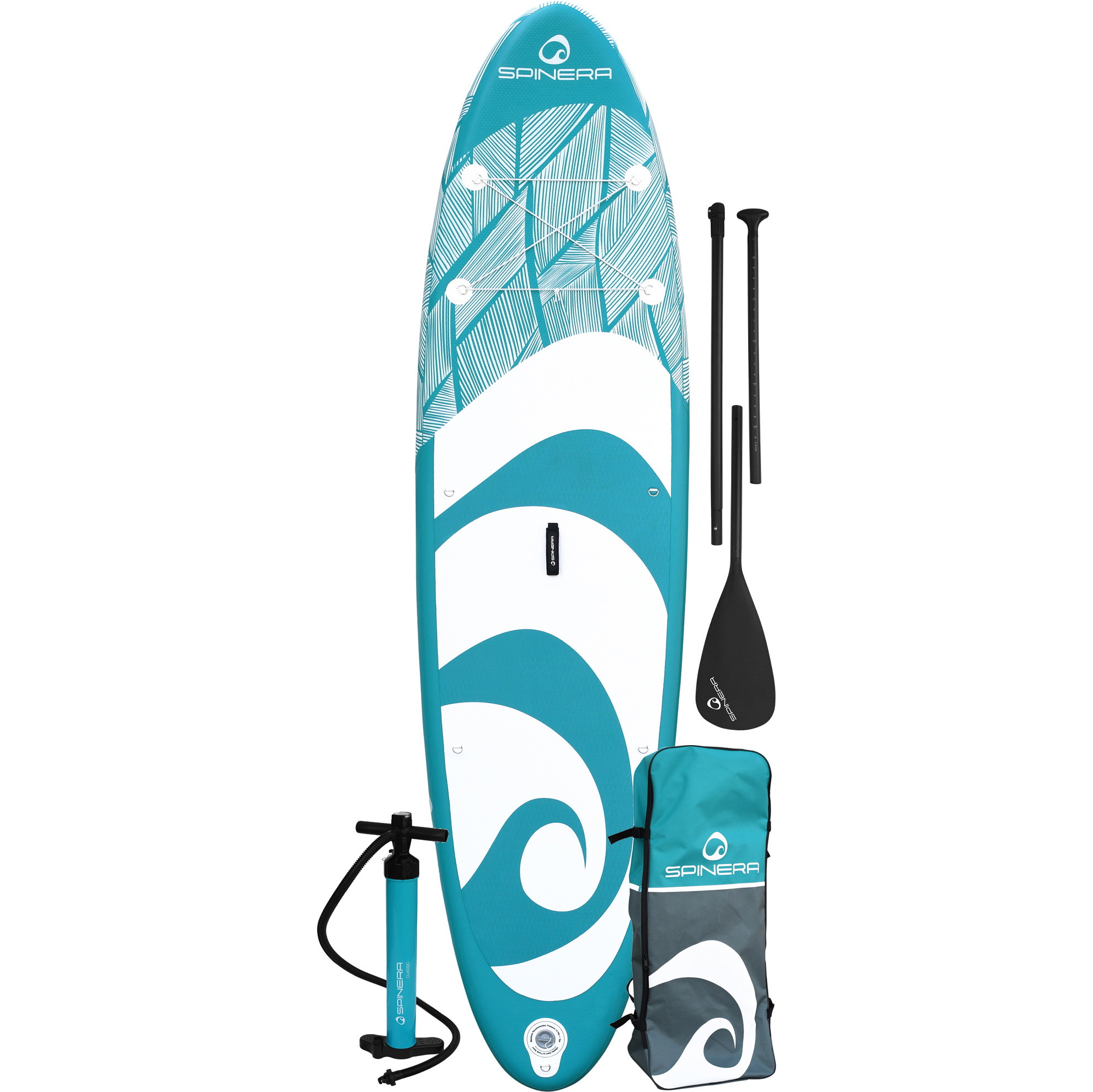 Spinera Paquete Lets Paddle 11'2 Inflatable Stand Up Paddle Board - Tabla, Bolsa, Bomba, Remo Y Correa