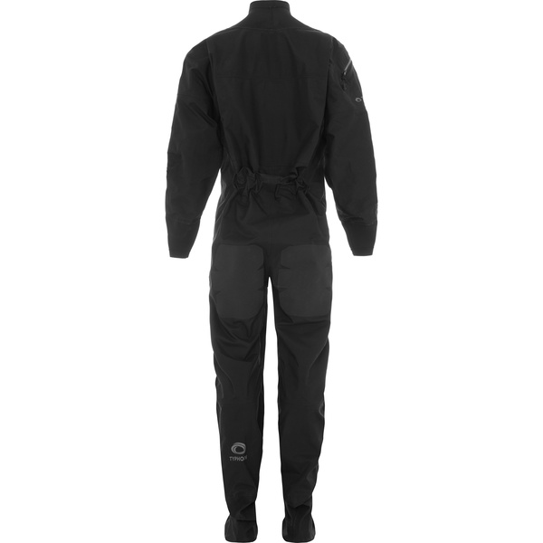 2026 Typhoon Hombres Ezeedon Front Zip Traje Seco 100187 - Black / Gris