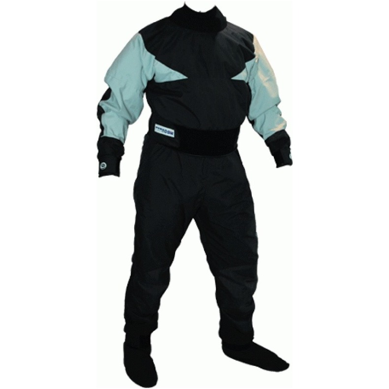Typhoon Multisport Pro Kayak Drysuit Negro / Plata 100124