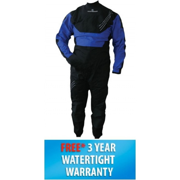 Typhoon Racer Hypercurve Volver Zip tobillo Seals Drysuit Inc Fleece 100125