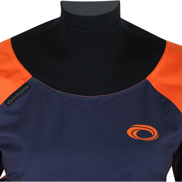 2026 Typhoon Mujer Hendra Bisagra Zip Traje 100185 - Naranja / Navy