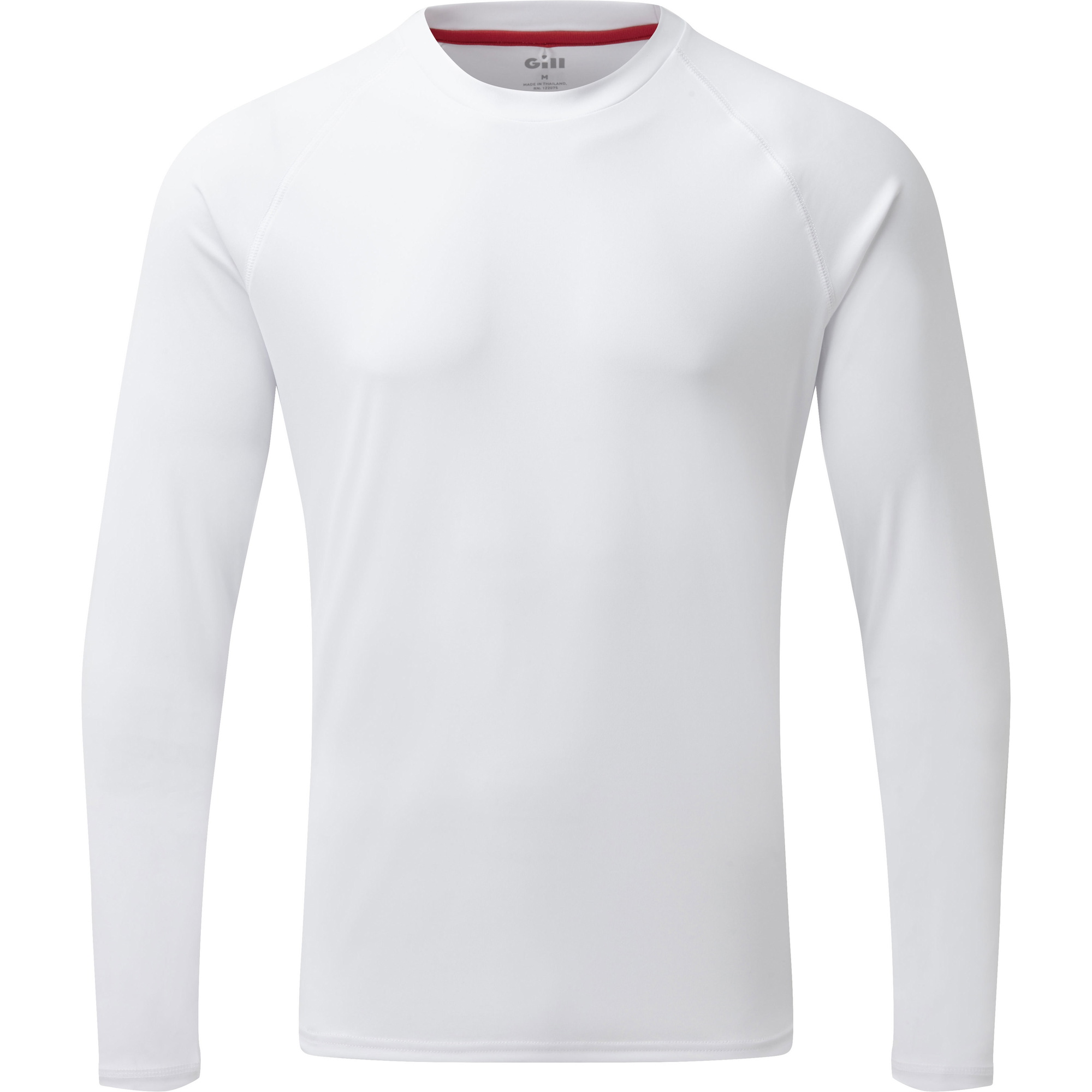 2026 Gill Hombres Manga Larga Uv Tec Tee Blanco Uv011