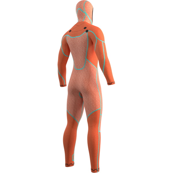2026 Mystic Hombres Voltt 6/4/3mm Chest Zip Con Capucha Neopreno 35000.220000 - Black