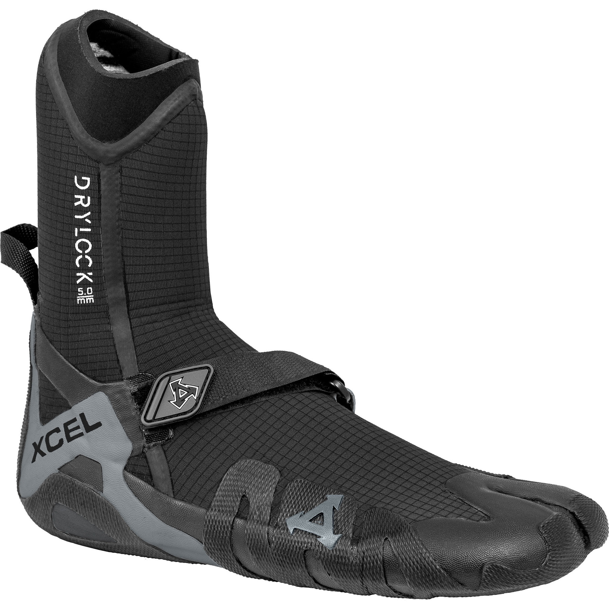 Xcel Drylock 5mm Botas De Neopreno Con Puntera Partida ACV59017 - Black / Gris
