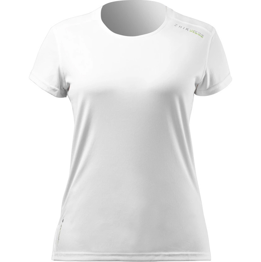 2025 Zhik Mujer Camiseta De Manga Corta UVActive ATP-0075-W-WHT - White