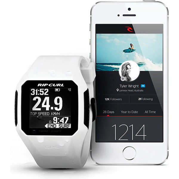 2018 Rip Curl Búsqueda GPS Smart Surf Watch en blanco A1111