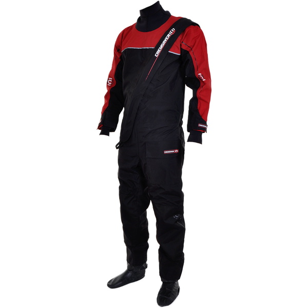 Crewsaver Cirrus Drysuit incluyendo UnderFleece Dry Bag Black / RED 6515