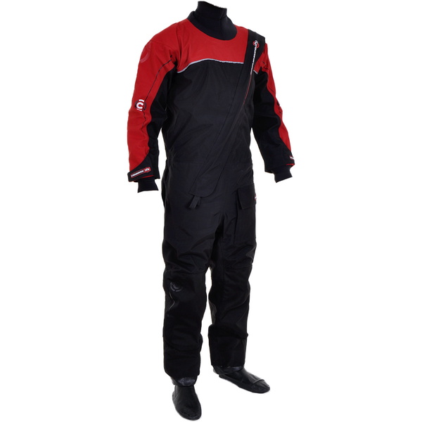 Crewsaver Cirrus Drysuit incluyendo UnderFleece Dry Bag Black / RED 6515