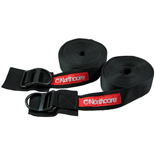 2026 Northcore D-ring Correas De Techo / Amarres 5m Noco22b - Negro