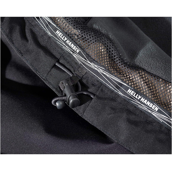 2024 Helly Hansen Hombres Crew Chaqueta De Capa Intermedia 30253 - Black