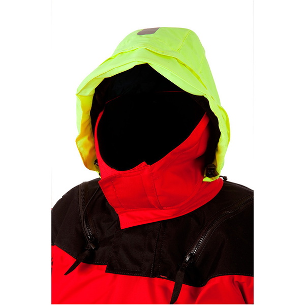 2019 Typhoon Kayak Ps330 Xtreme / Océano Vela Drysuit + Con Cremallera Negro / Rojo 100151