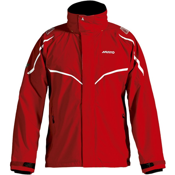 2016 Musto chaqueta BR1 de bajura en rojo / blanco SB1227
