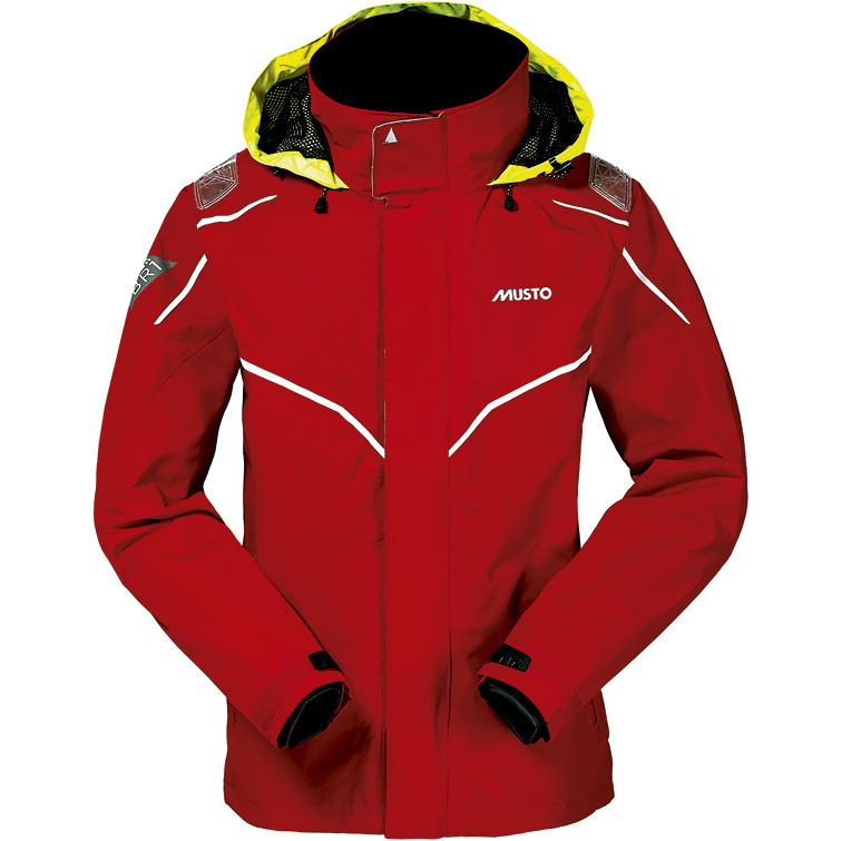 2016 Musto chaqueta BR1 de bajura en rojo / blanco SB1227