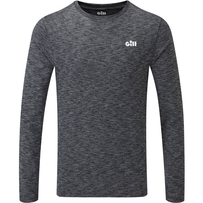 2023 Gill Mens Holcombe Crew Base Layer Charcoal 1100