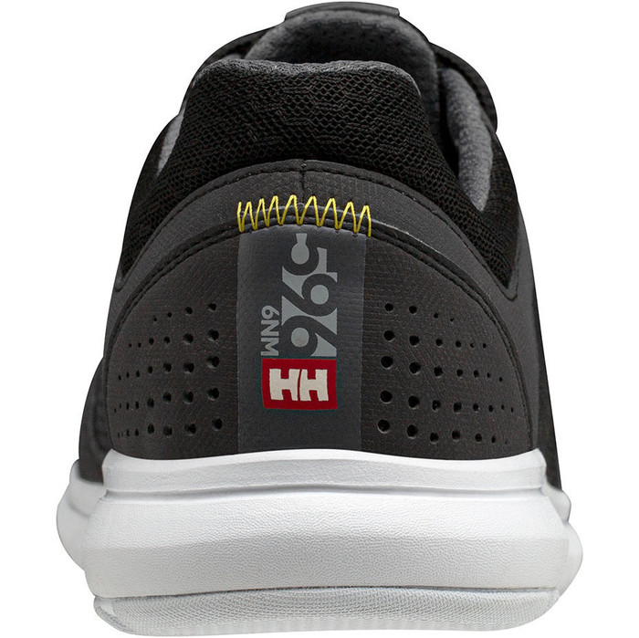 2024 Helly Hansen Ahiga V4 Hydropower Zapatos De La Navegacin 11582 - Negro / / Plata Blanca