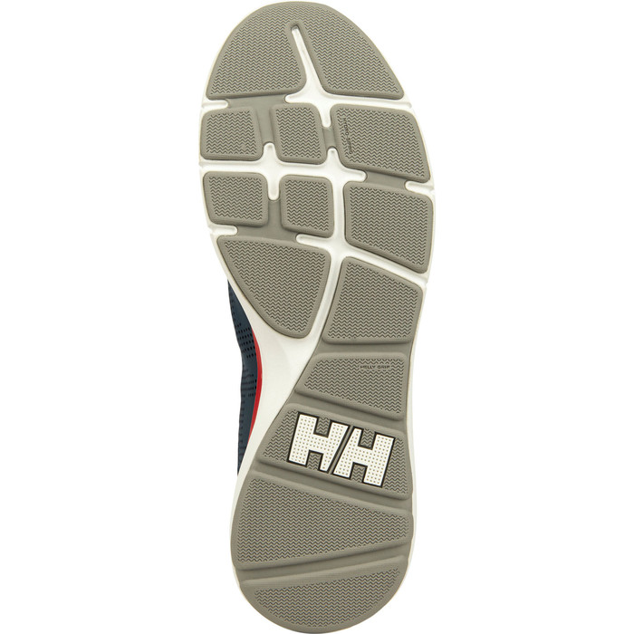 2024 Helly Hansen Ahiga V4 Hydropower Zapatos De La Navegacin 11582 - Navy / Bandera Roja