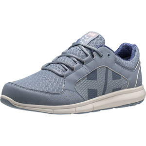 2024 Helly Hansen Womens Ahiga V4 Hydropower Trainers 11583 - Dusty Blue / Off White