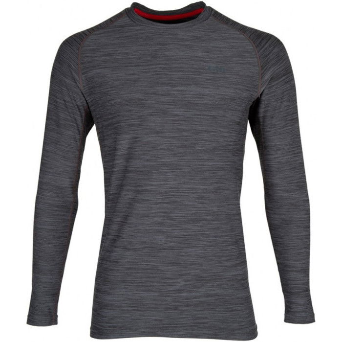 2024 Gill Mens Crew Neck Base Layer Ash 1282