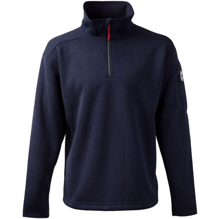 Gill Mens Knit Fleece in Navy 1491