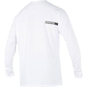 2021 Mystic Star Long Sleeve Loosefit Quick Dry Rash Vest White 180106