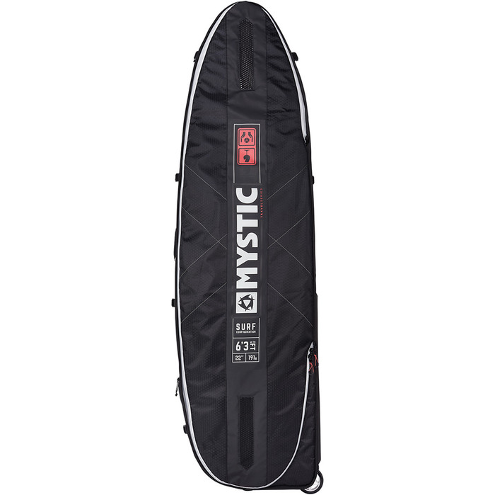 2024 Mystic Surf Pro Board Bag 6'3 Negro 190056